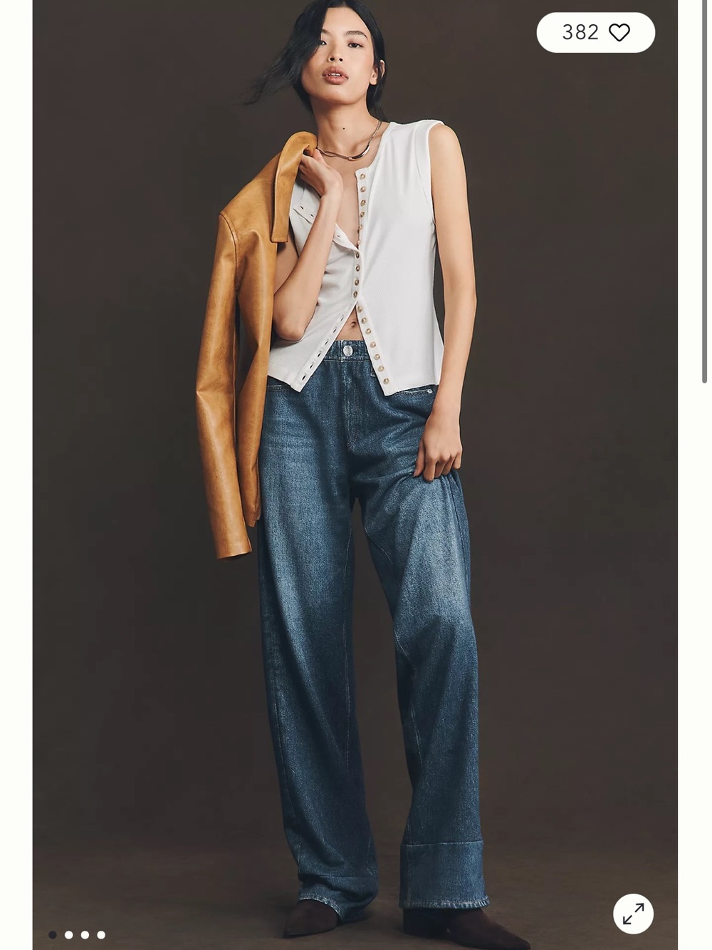 Rag & Bone High-Rise Wide Leg Women’s Jeans - Dark Blue
